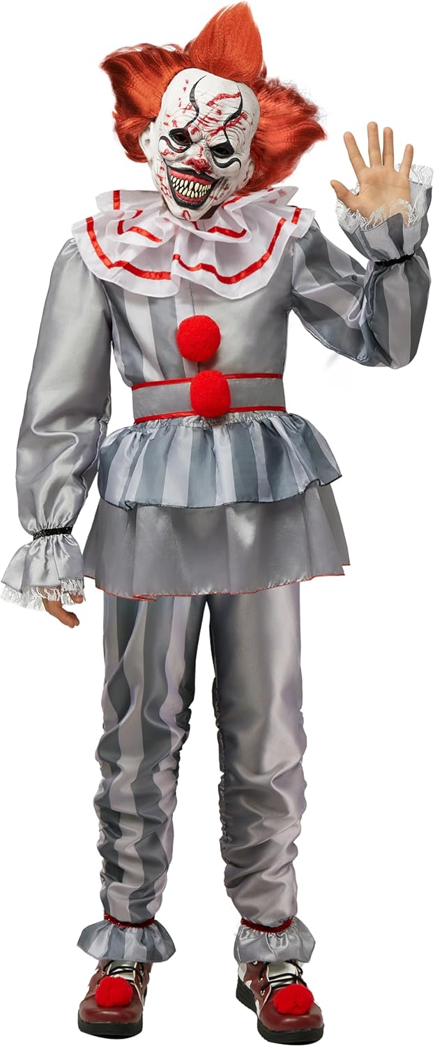 Scary Clown Costume for Boys - Perfect Halloween Outfit