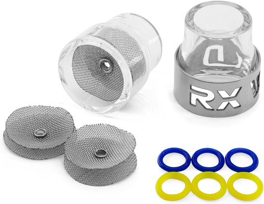 RX WELD 12PCS TIG Cups Kit with Titanium Cover for Welding