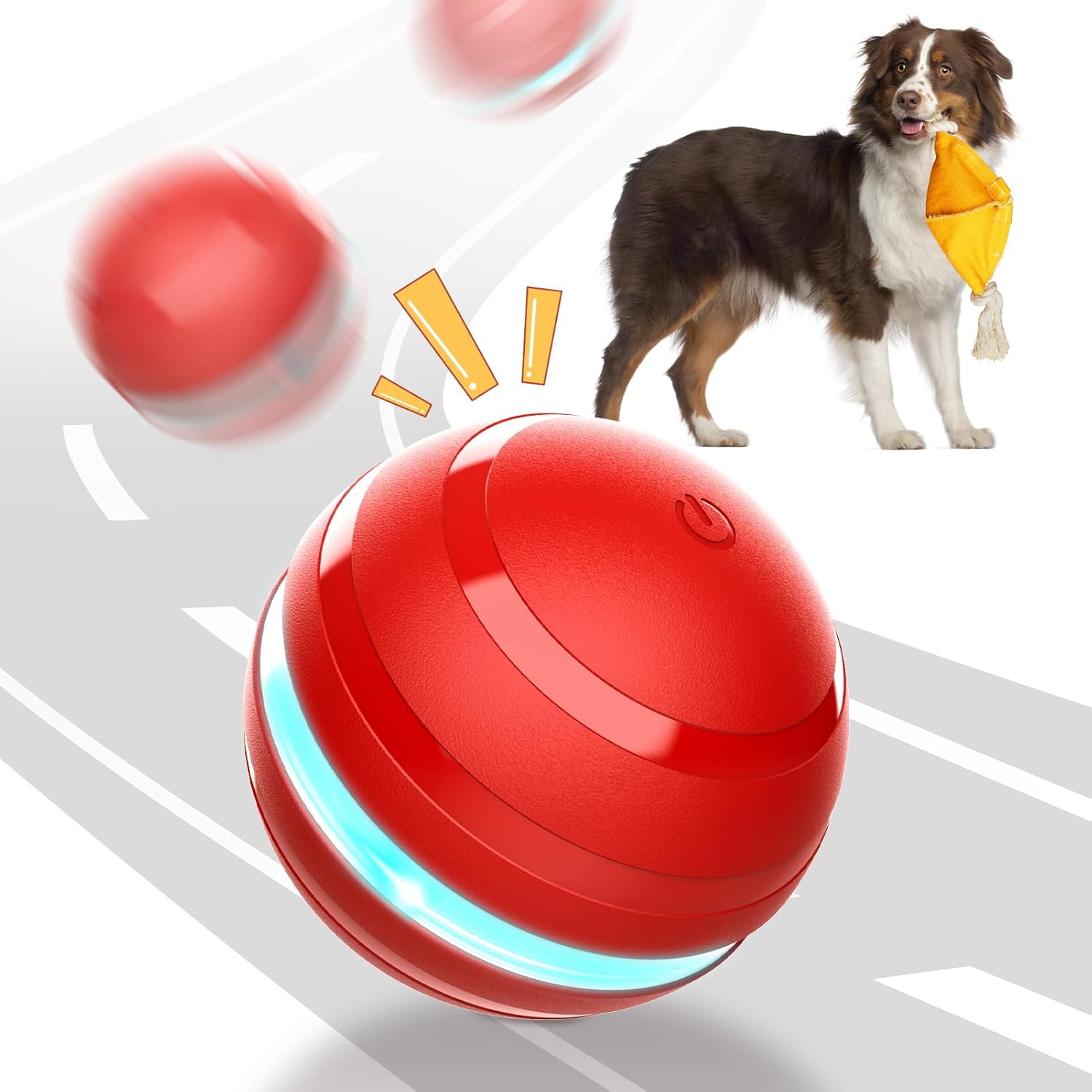 Motion-Activated Squeaky Dog Toy - Keep Them Entertained!