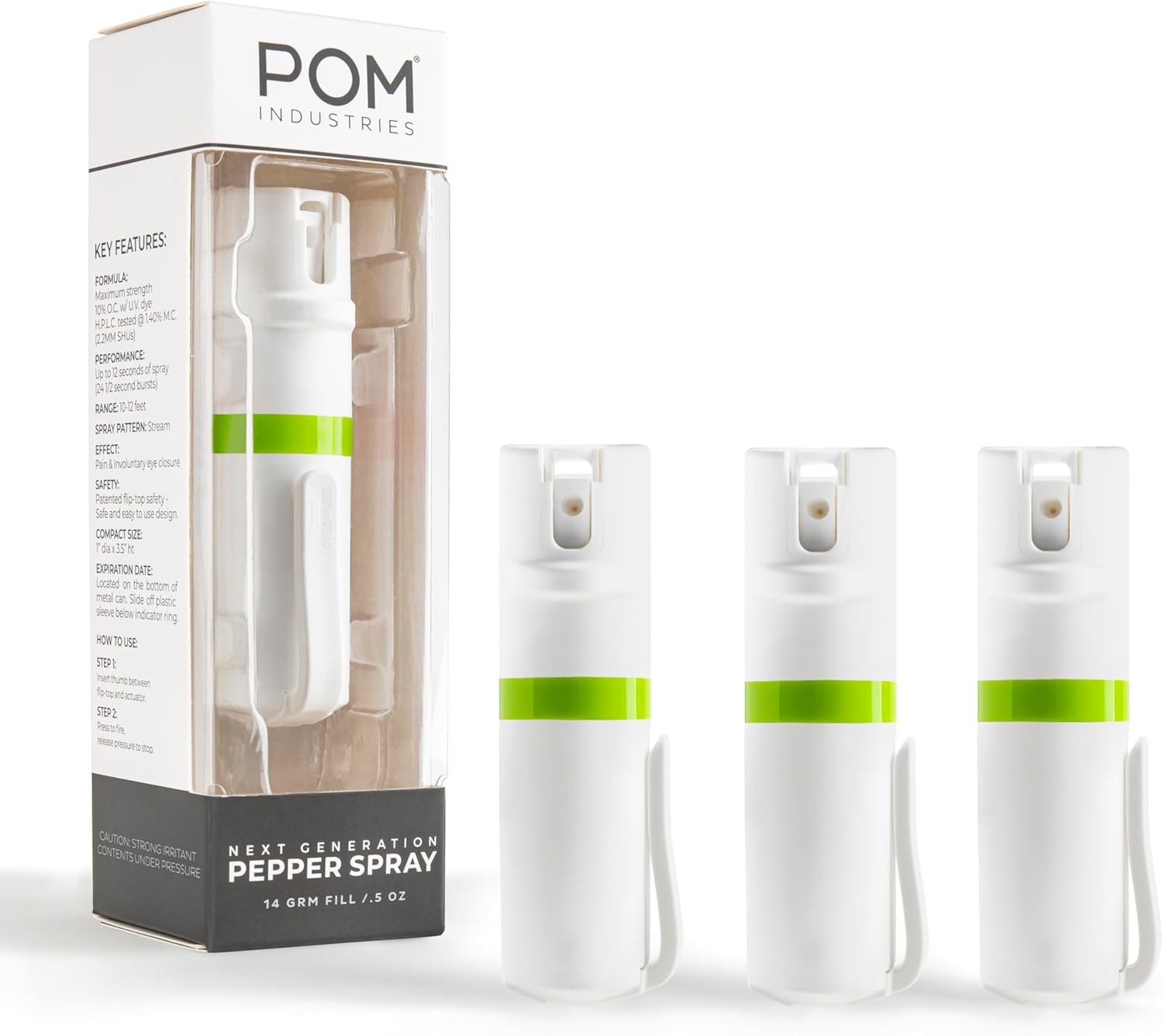 POM Pepper Spray Pocket Clip for Tactical Everyday Carry
