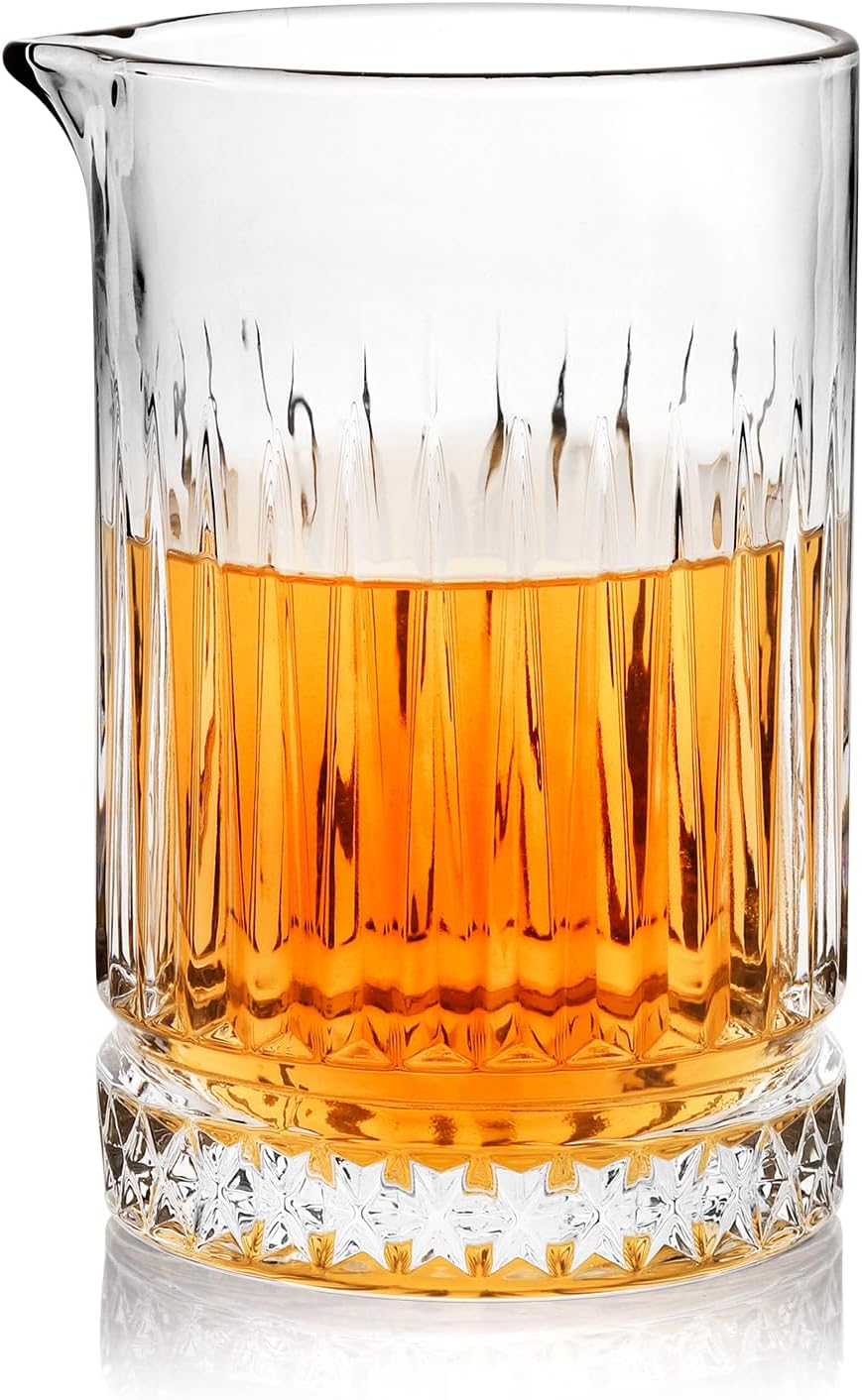 Paysky Premium Crystal Cocktail Mixing Glass - Professional Quality Barware for Perfect Cocktails