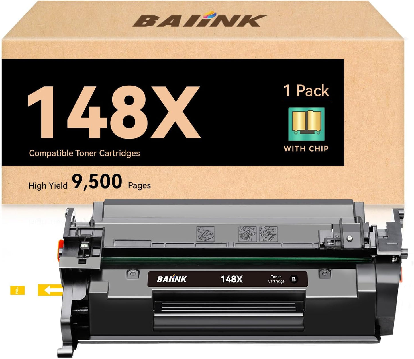 148X W1480X Toner Cartridge Replacement for HP Printers
