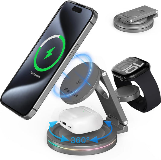 3-in-1 Fast Charging Station by BingoHive