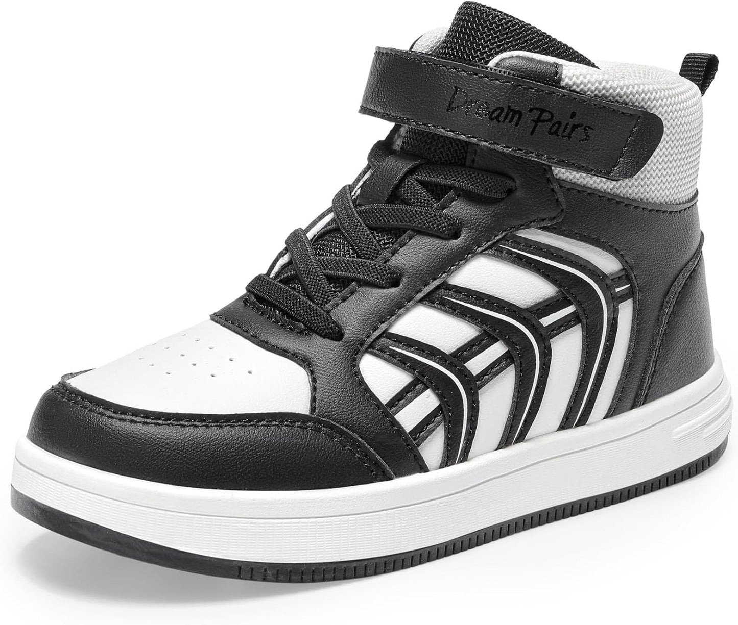 DREAM PAIRS High Top Basketball Shoes for Kids Athletic School