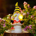 Solar Gnome on Mushroom Decor for Yard - Perfect Garden Gift