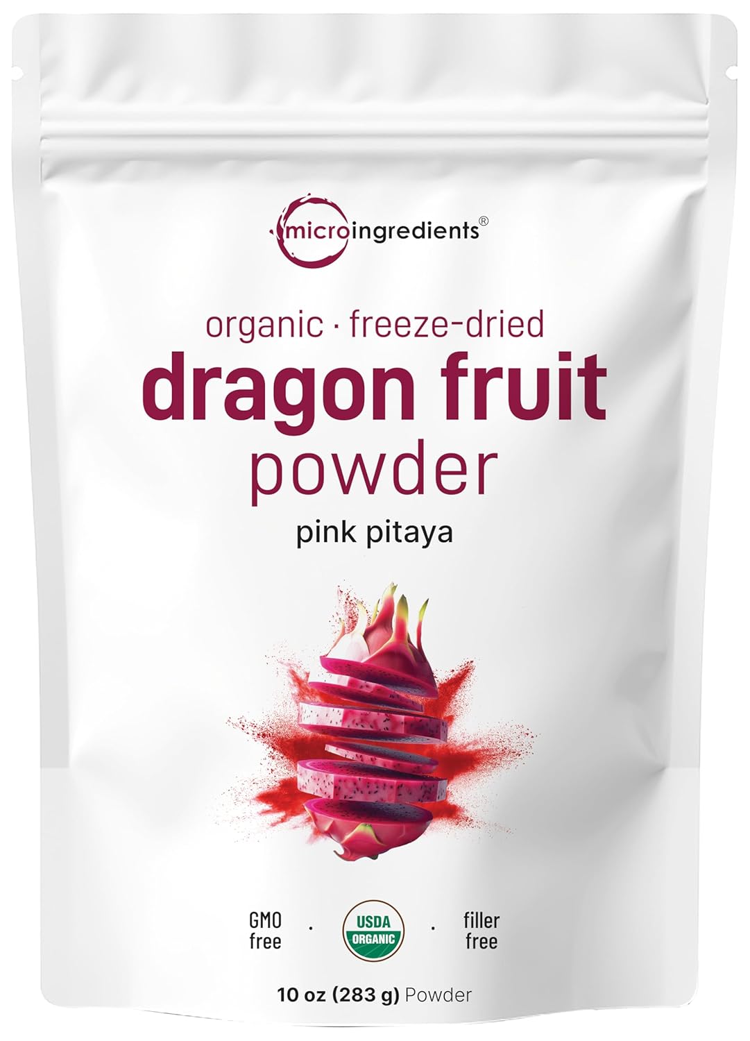 Vibrant Dragon Fruit Powder | Pure & Natural | Great for Beverages