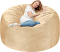 Homguava 5FT Bean Bag Chair with Memory Foam - Comfy Adult Seat