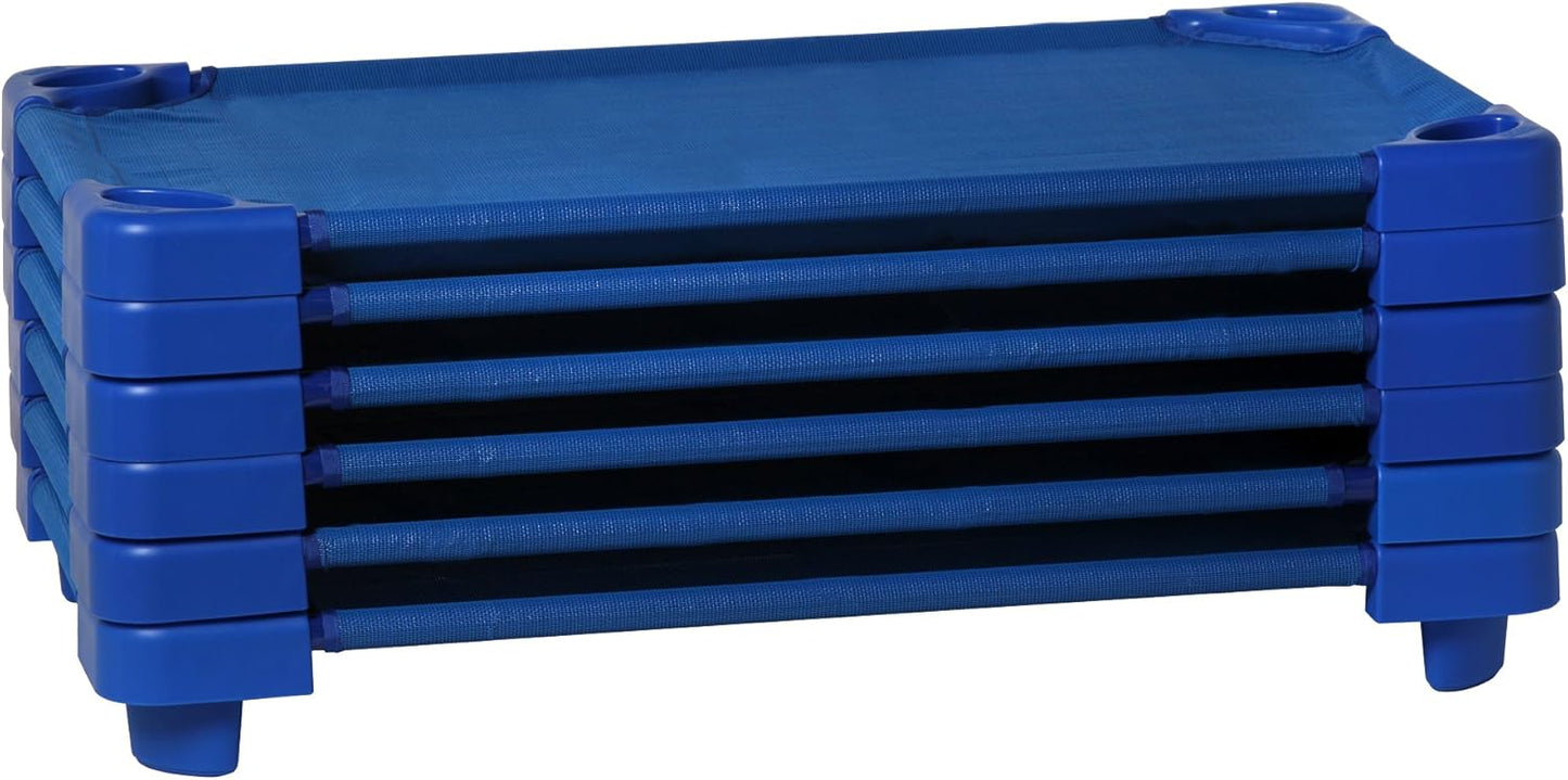 Heavy-Duty Stackable Daycare Cots for Kids and Toddlers