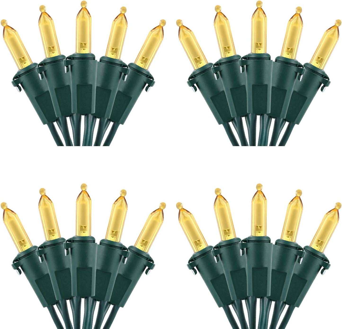 Brizled 4 Pack LED Christmas Lights for Indoor and Outdoor Use