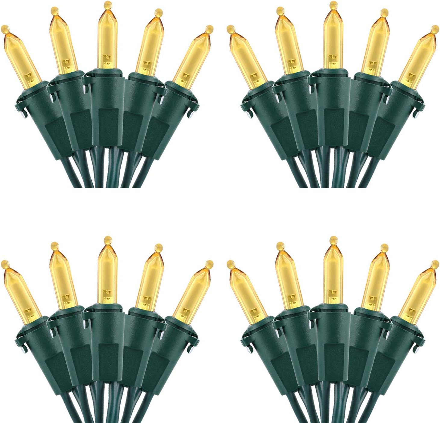 Brizled 4 Pack LED Christmas Lights for Indoor and Outdoor Use