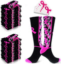 Breast Cancer Awareness Socks Pack - 24 Pairs Pink Camouflage Set