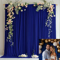 10x10FT Wrinkle Free Navy Blue Backdrop Curtains - Photo Party