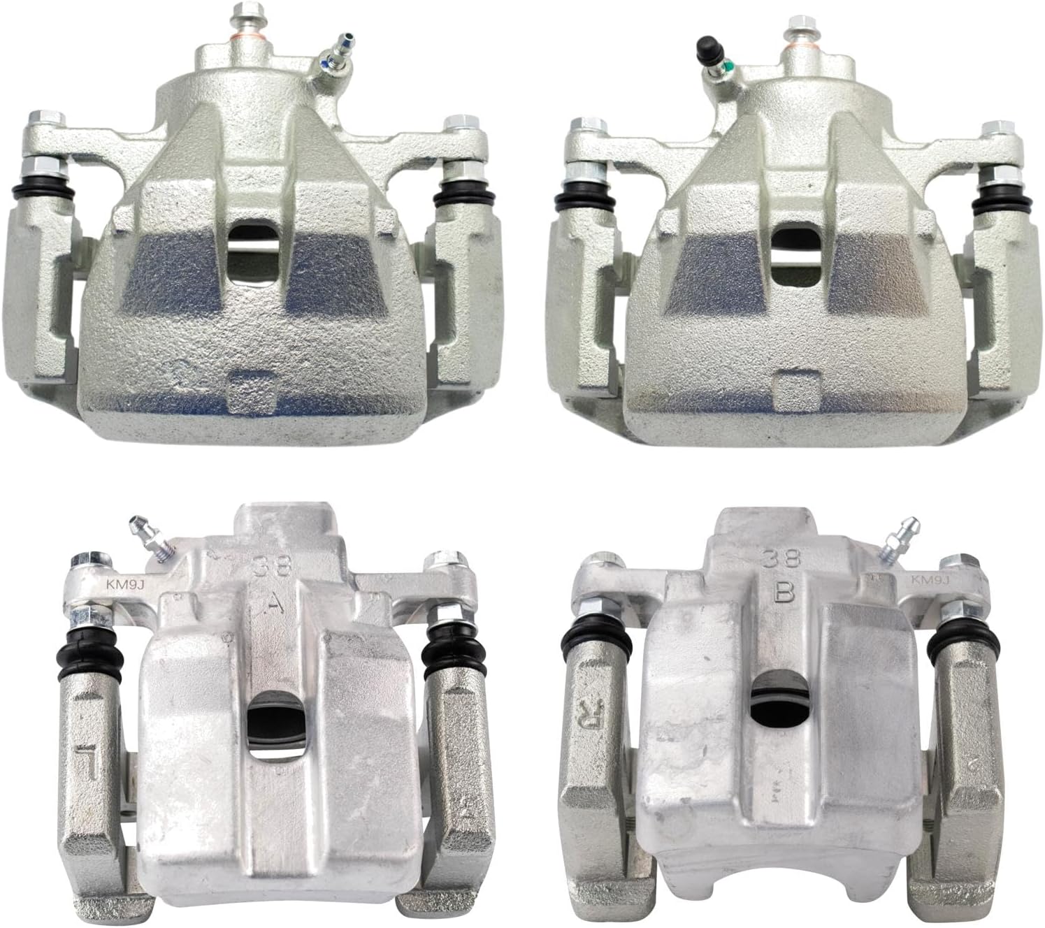 TRQ Brake Caliper Set for 2013-2015 Toyota Avalon & Camry