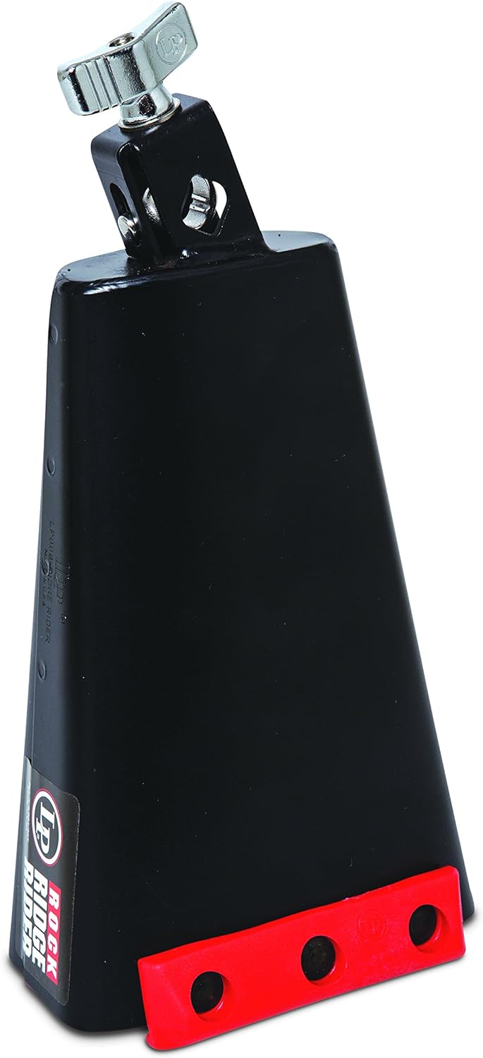 LP ROCK Ridge Rider Cowbell with 12 inch Mount for Musicians