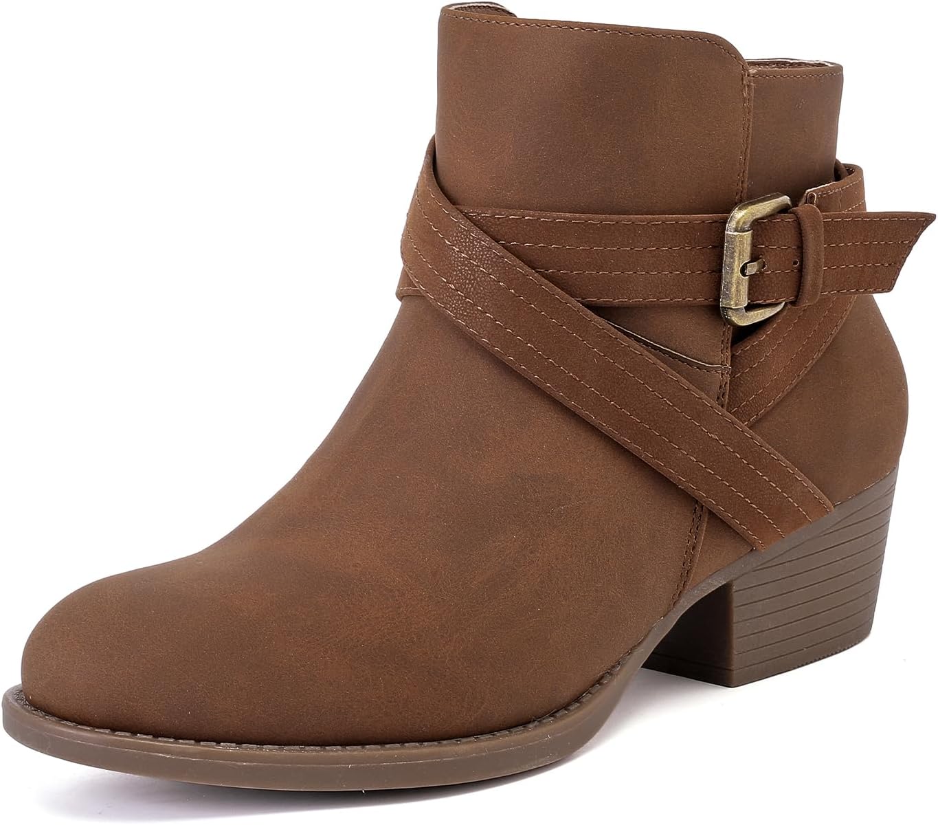 Luoika Women's Wide Width Ankle Boots - Stylish and Comfortable