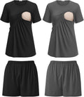 Ekouaer Women's Nursing Pajamas Set for Comfortable Breastfeeding