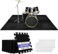 Sound Absorbing Interlocking Floor Mats 20 Pcs - Acoustic Dampening