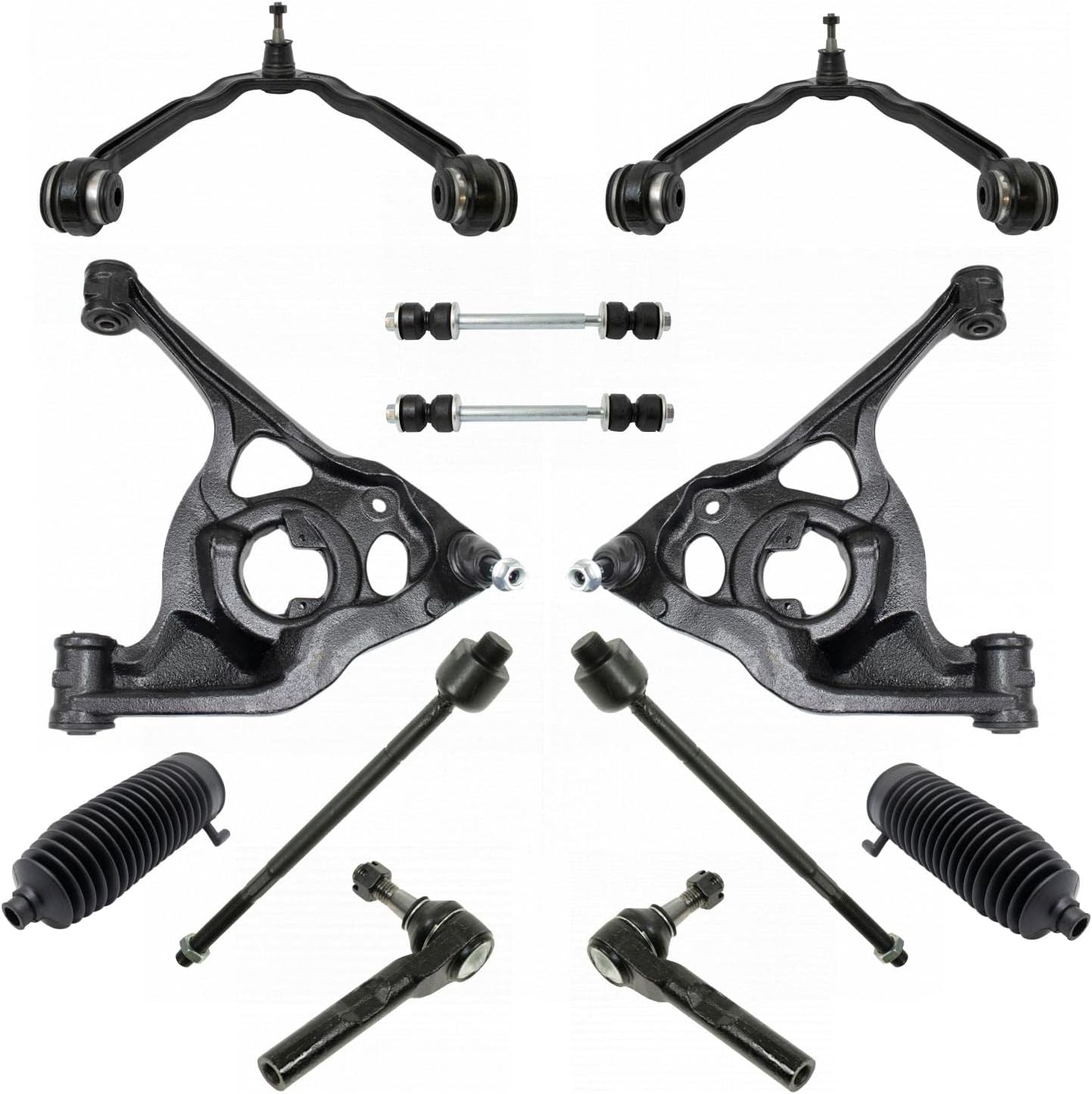 TRQ Front Steering & Suspension Kit for Chevrolet GMC Vehicles