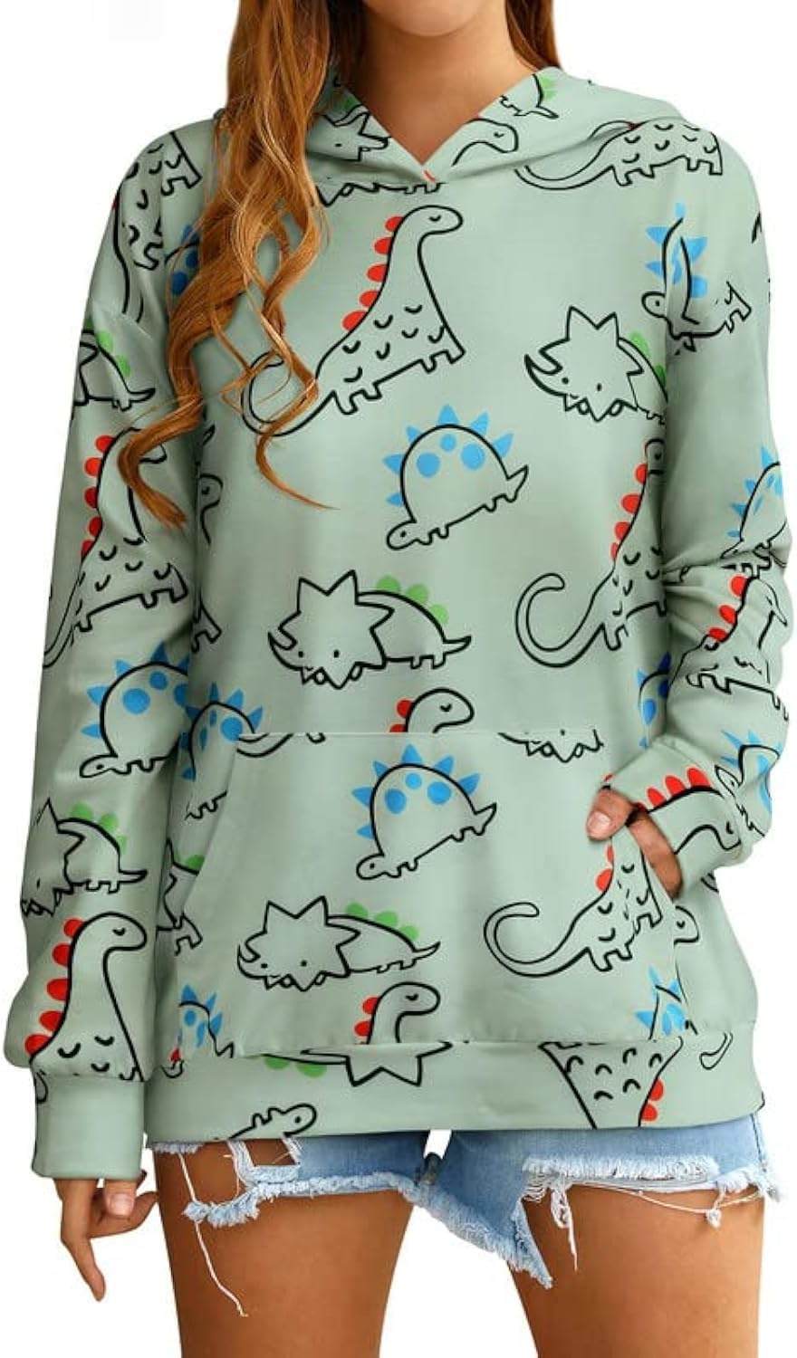 Cute Dino Hoodie: Cozy, Funny, Chic!