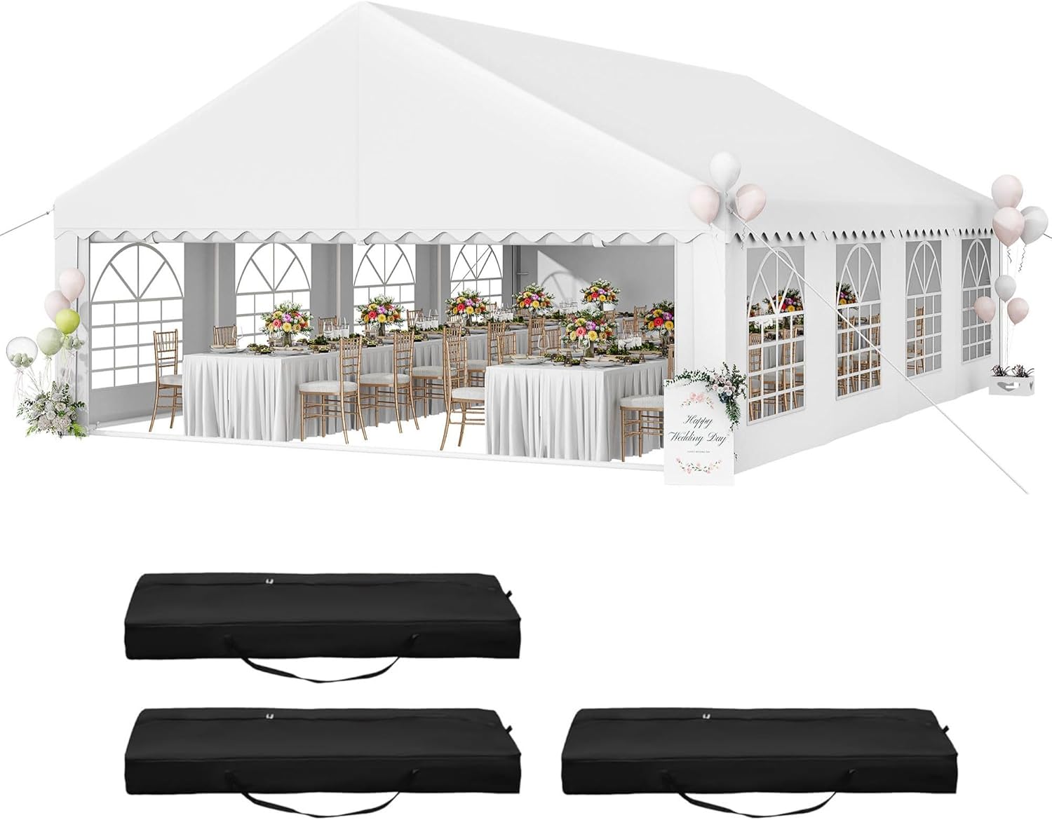 YITAHOME 20x30FT Heavy Duty Wedding Event Shelter Tent