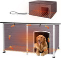 GUTINNEEN 59in Extra Large Heated Outdoor Dog House for Winter