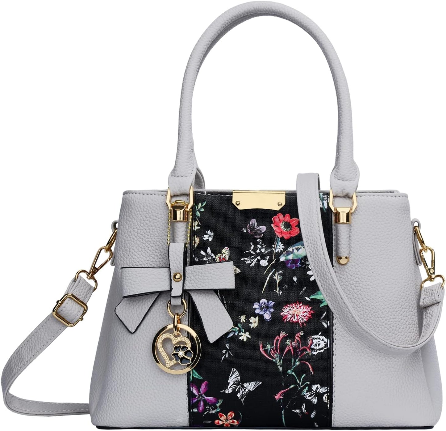 Stylish 3 Zippered Compartments Handbags for Women by KKXIU
