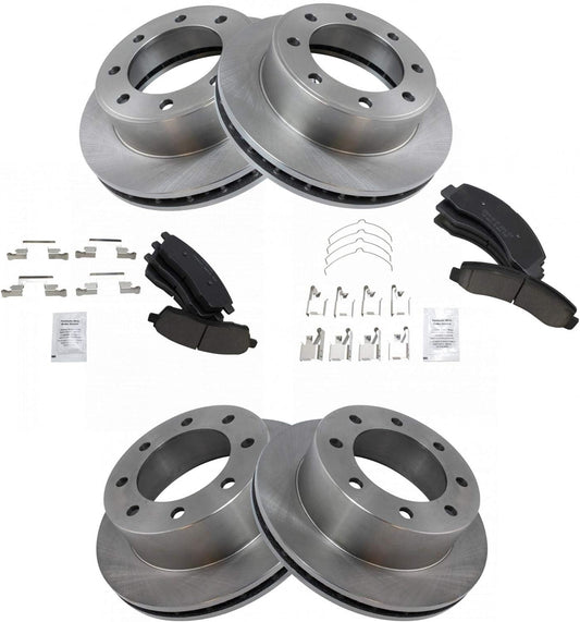 TRQ Brake Pad & Rotor Kit for 2000-2005 Ford Excursion & F-250