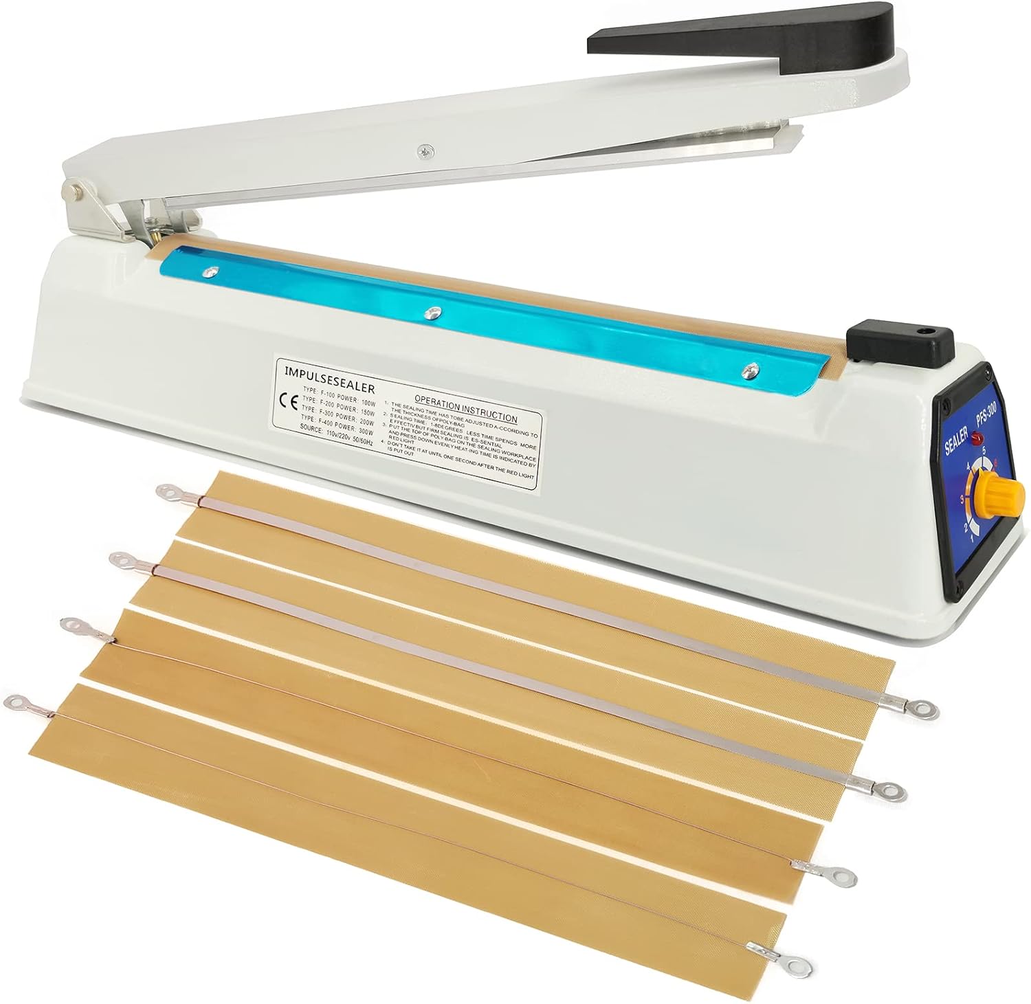 Impulse Heat Sealer 12 Inch for Mylar and Plastic Bags