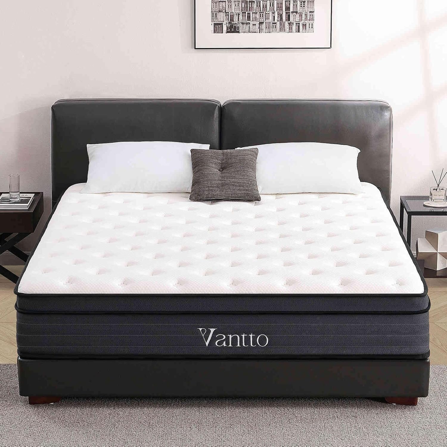 Full Mattresses with 12 Inch Memory Foam Hybrid Design
