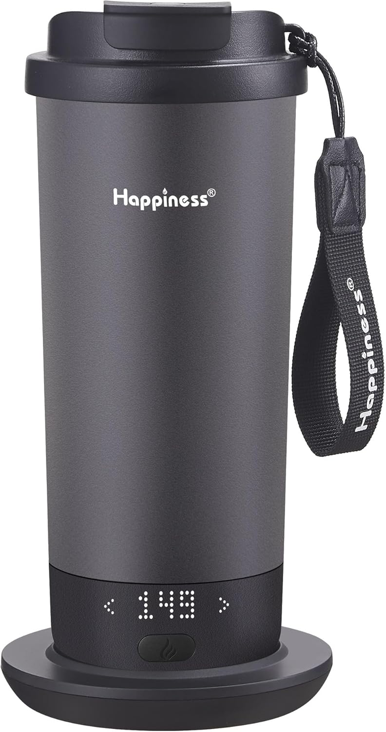 Self-Heating Travel Mug with Smart Temperature Control Features