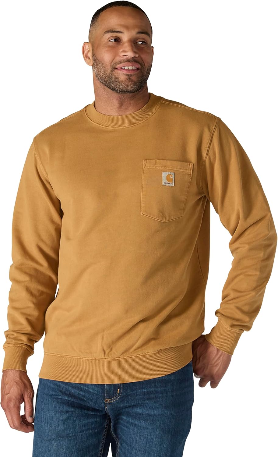 Carhartt Relaxed Fit Midweight Garment Dye Crewneck Sweatshirt
