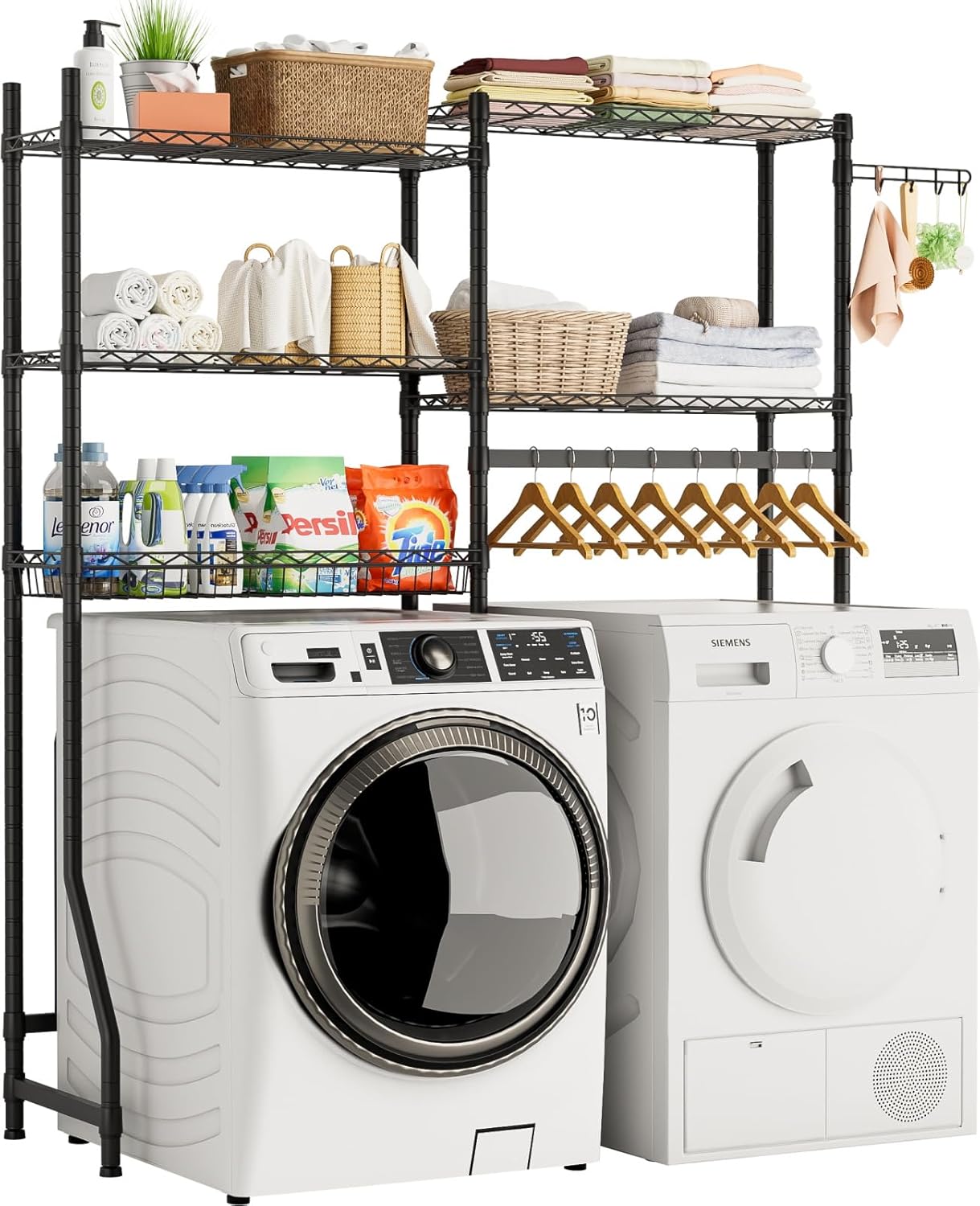 Over Washer and Dryer Shelves for Ultimate Laundry Organization
