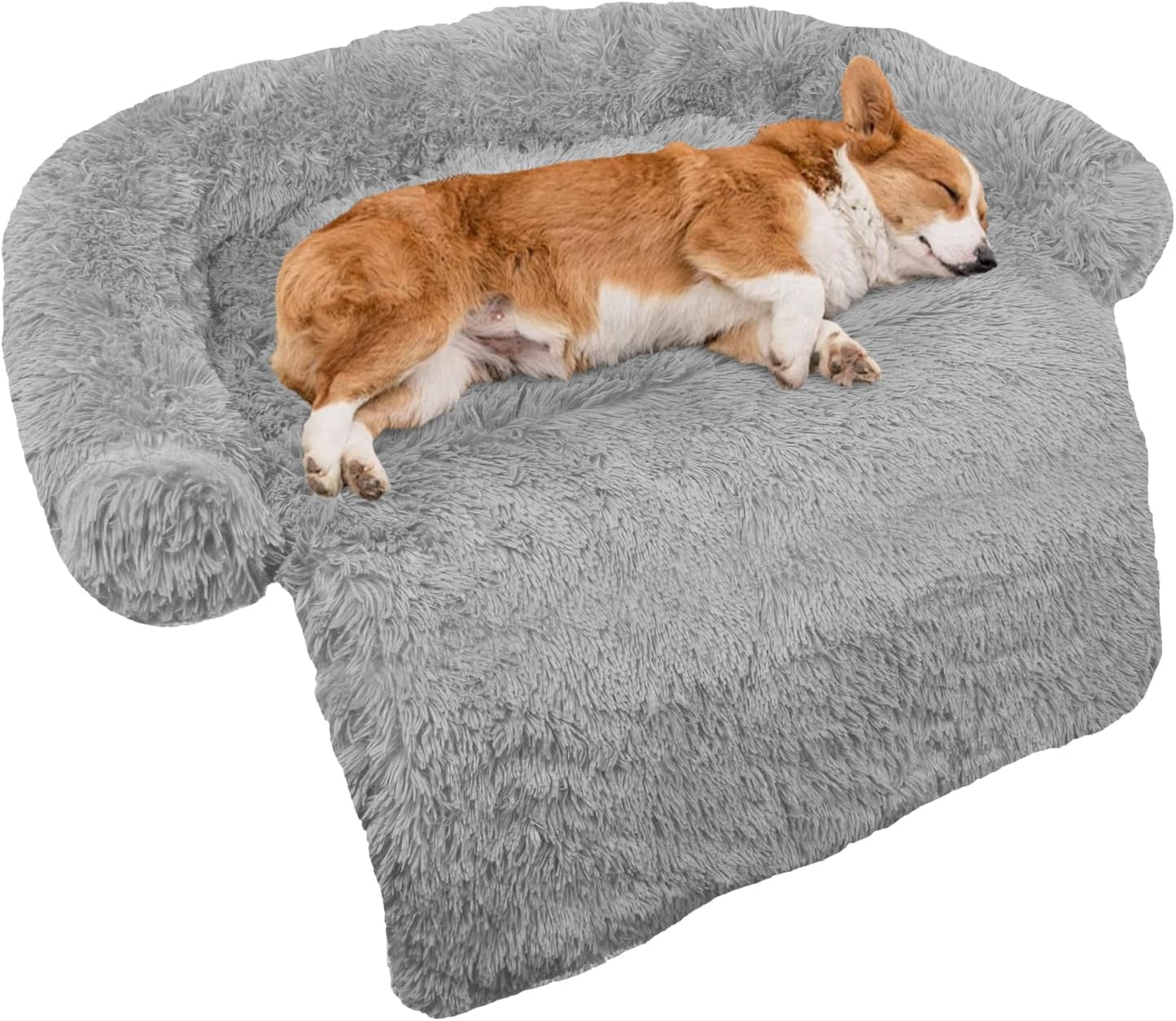 GGIB Calming Dog Bed for Medium Large Small Dogs and Cats