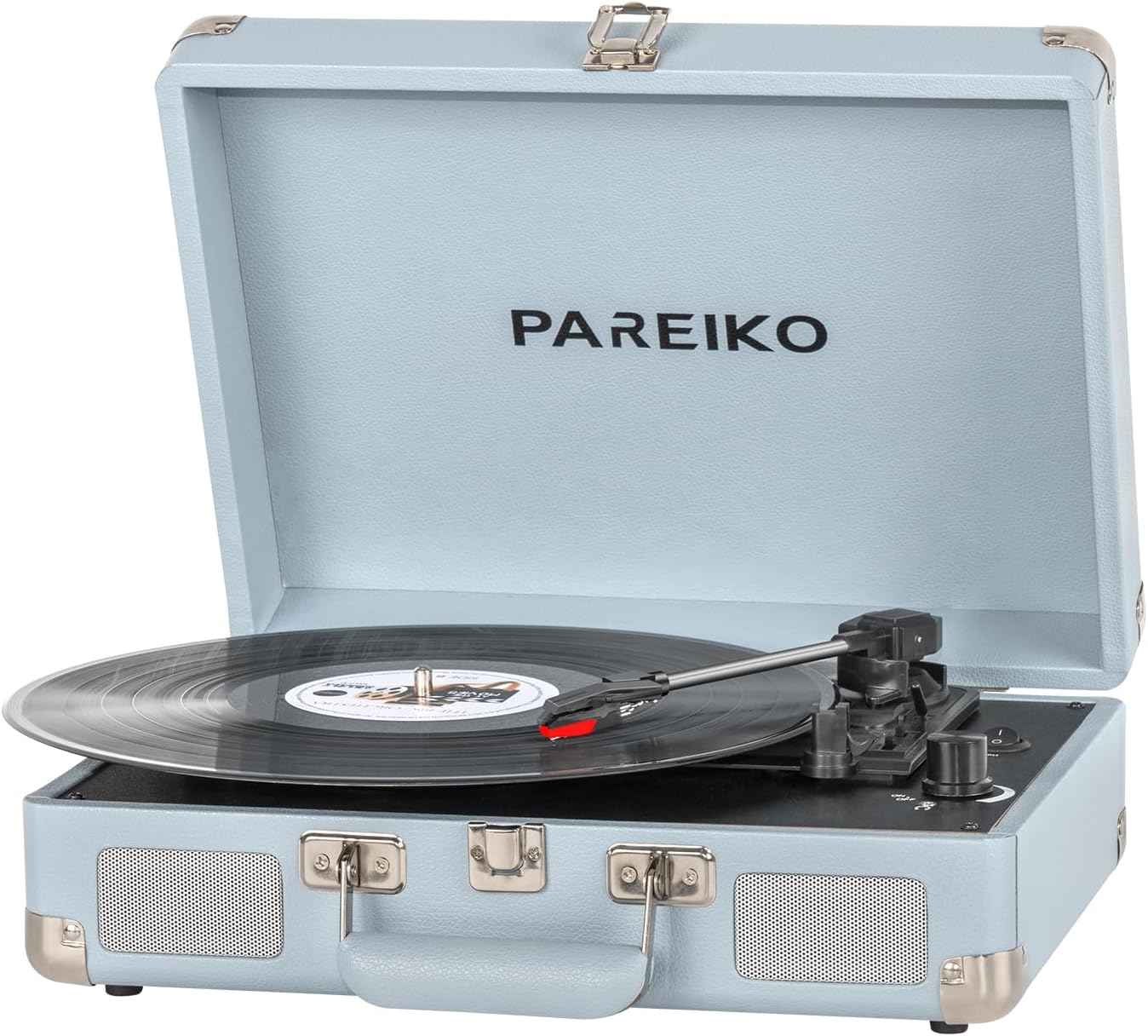 Vinyl Record Player Portable Suitcase Turntable with Bluetooth