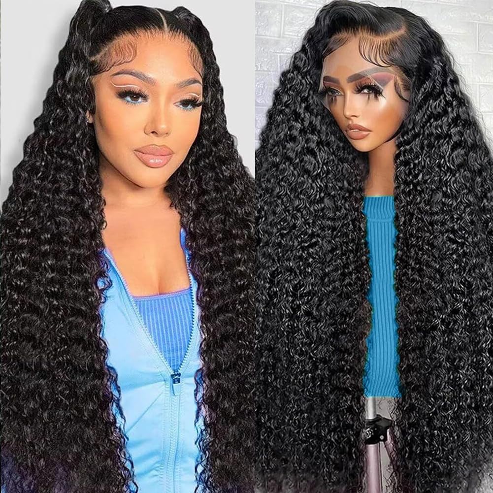 Deep Wave Lace Front Wigs Human Hair for Natural Look and Style