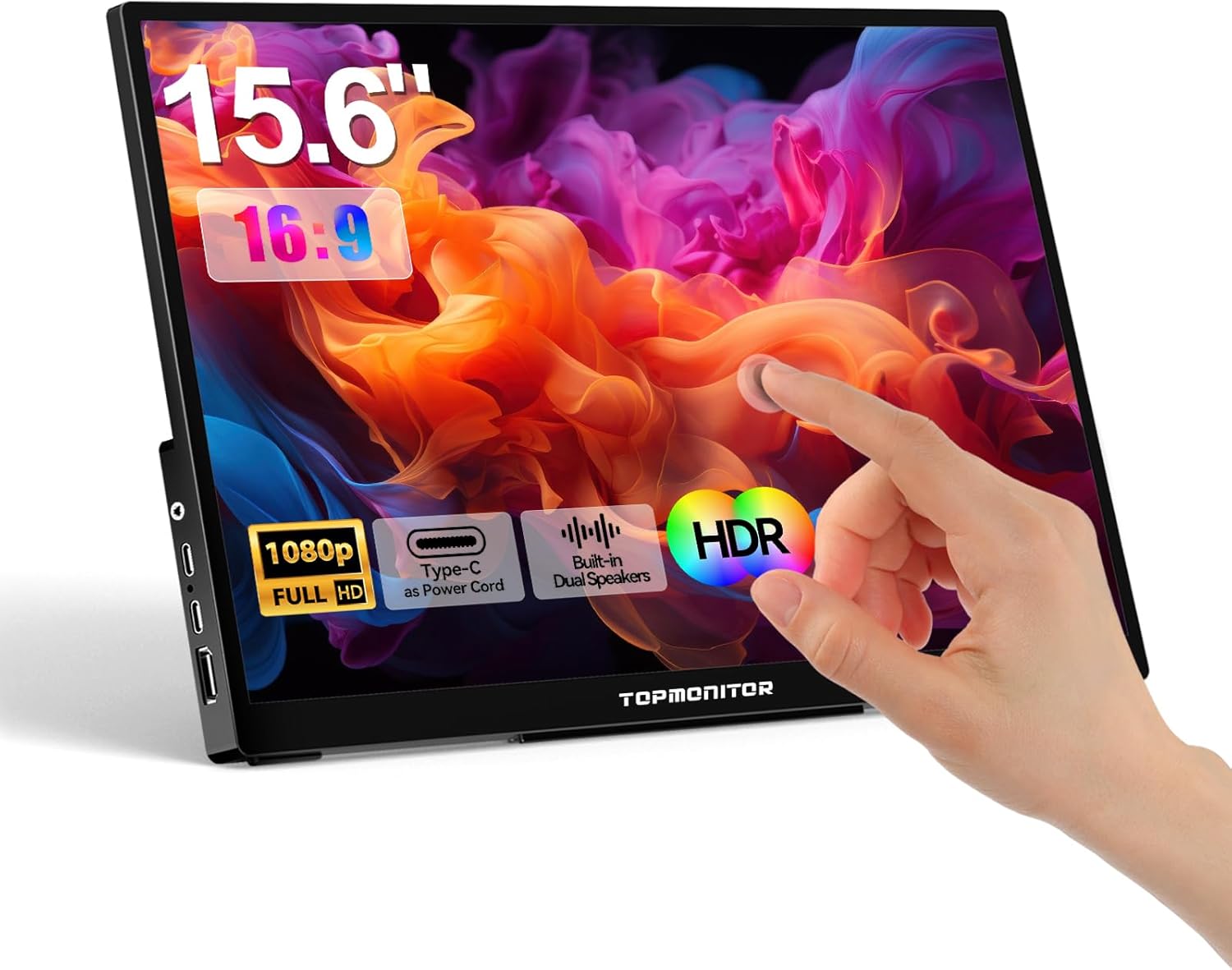 Topmonitor: 15.6 Full HD Touchscreen Game Display