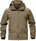 TACVASEN Men's Tactical Soft Shell Jacket - Warm and Water-Resistant