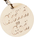 Set of 20 Religious Christmas Ornaments Child of God Outline - Bulk