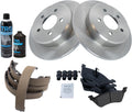 TRQ Rear Brake Pad & Rotor Kit for Chrysler & Dodge Vehicles