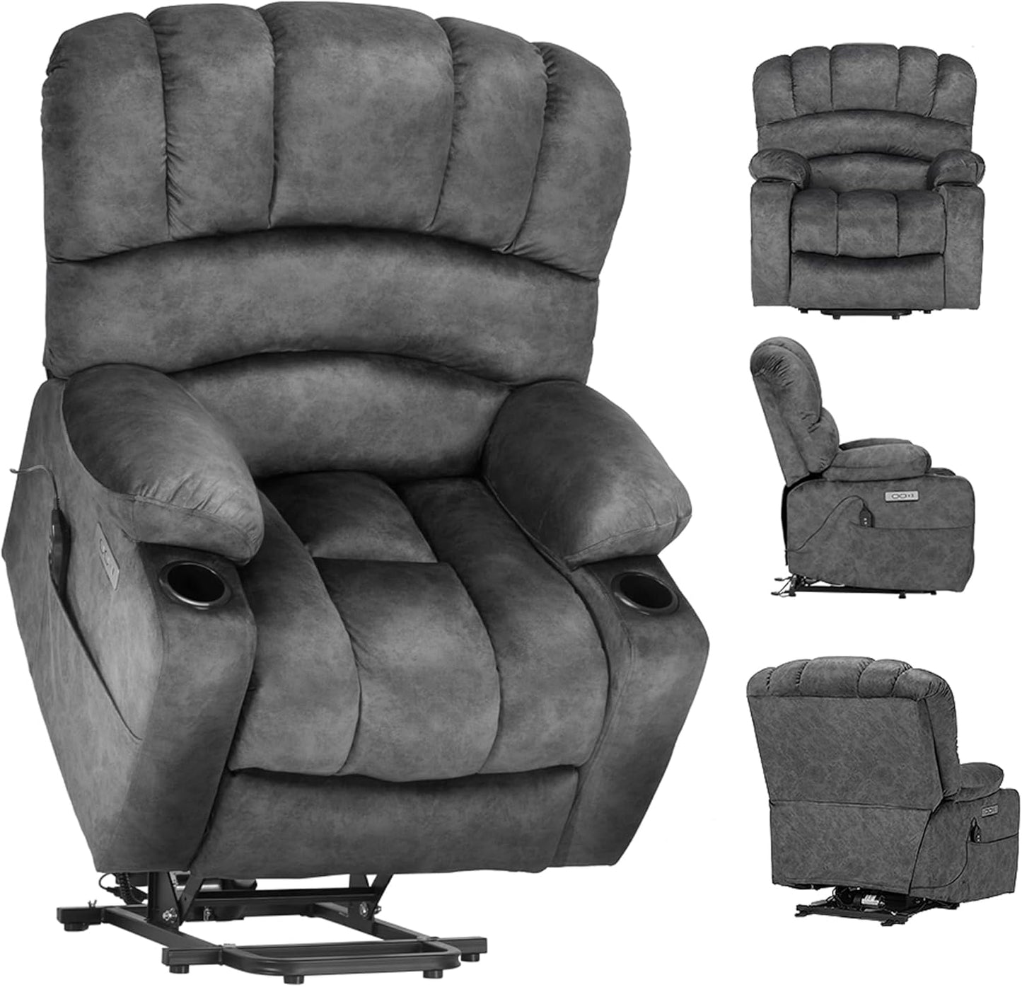 DURASPACE Electric Lift Recliner - Massaging Heat for Seniors