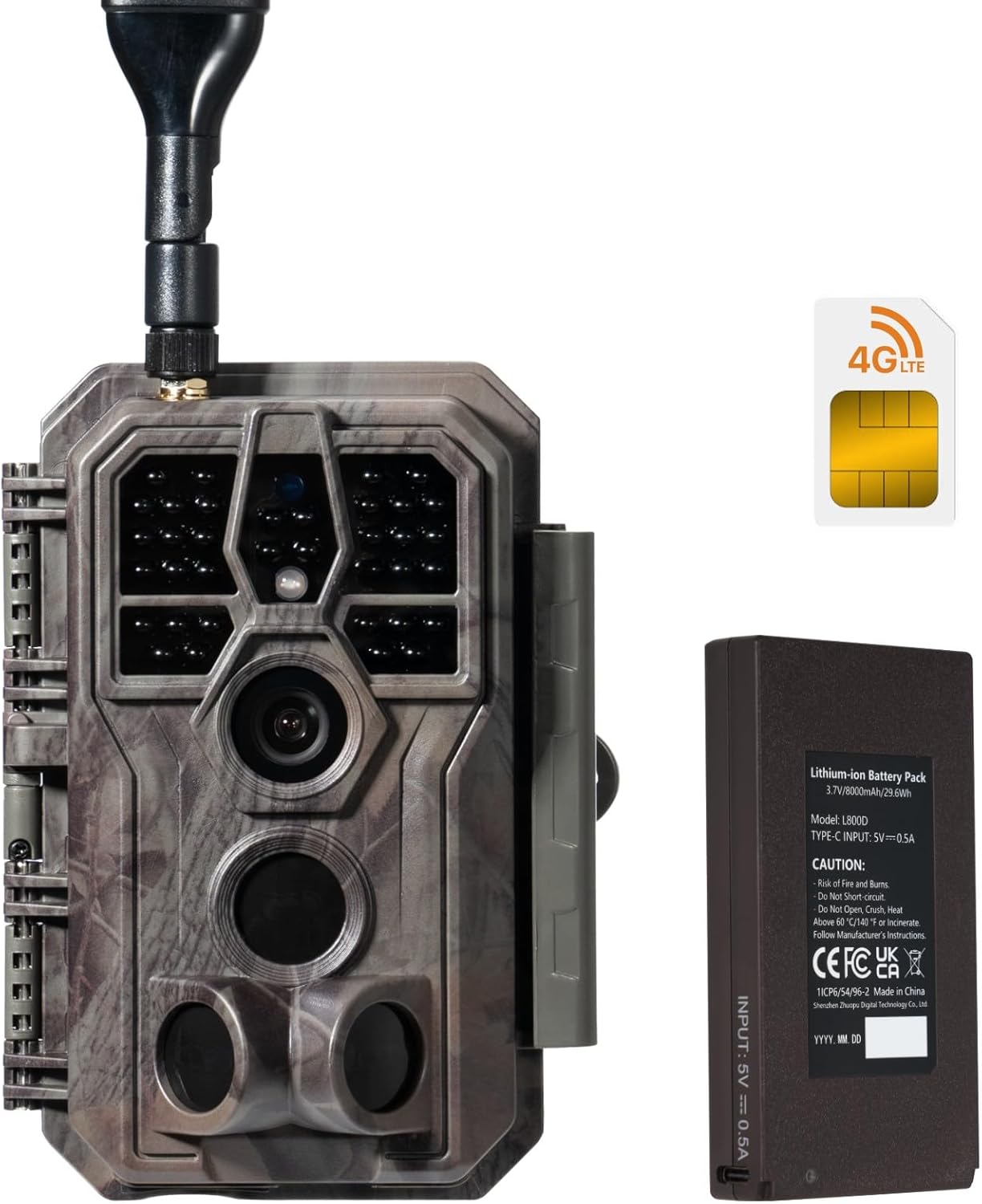 GardePro X50P Cellular Trail Camera with Rechargeable Battery