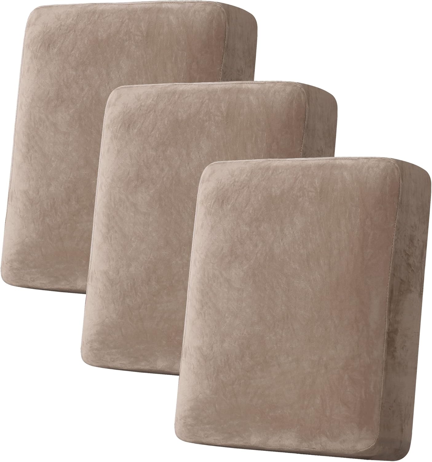 H.VERSAILTEX Velvet Stretch Couch Cushion Cover for Sofa