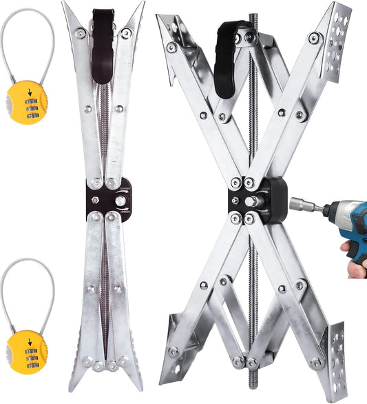 Maxchock Wheel Chock X-Shaped Stabilizer for RVs and Trailers