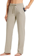 Willit Women's Cotton Sweatpants for Yoga and Lounge Activities