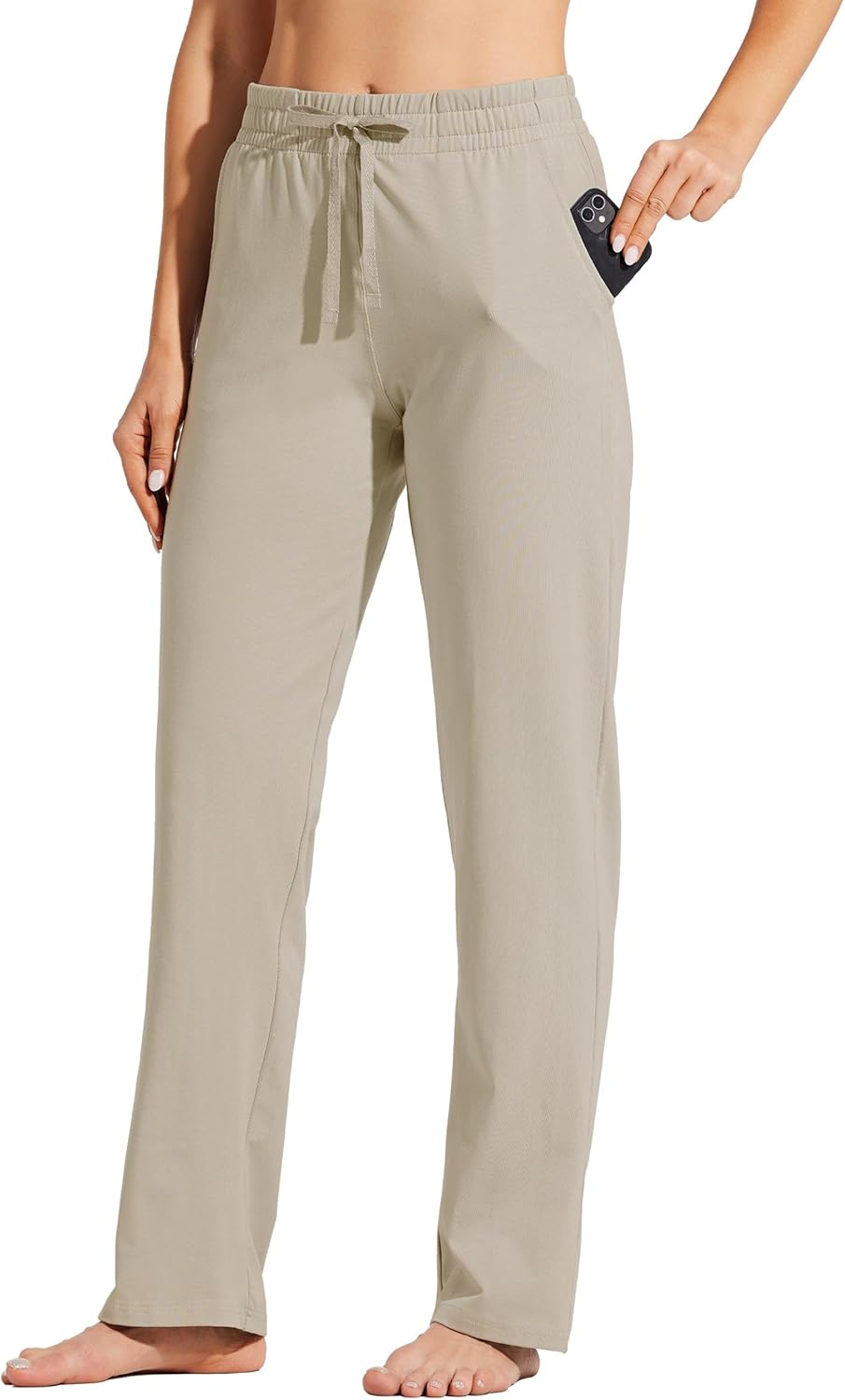 Willit Women's Cotton Sweatpants for Yoga and Lounge Activities