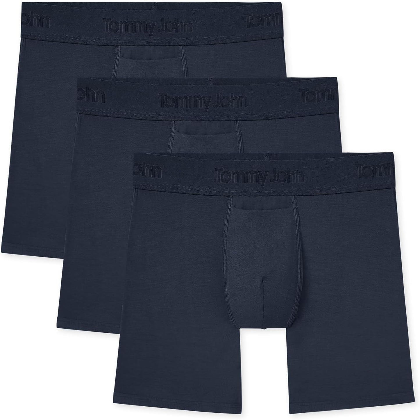 Tommy John Men's Mid-Length Boxer Briefs with Quick Draw Fly