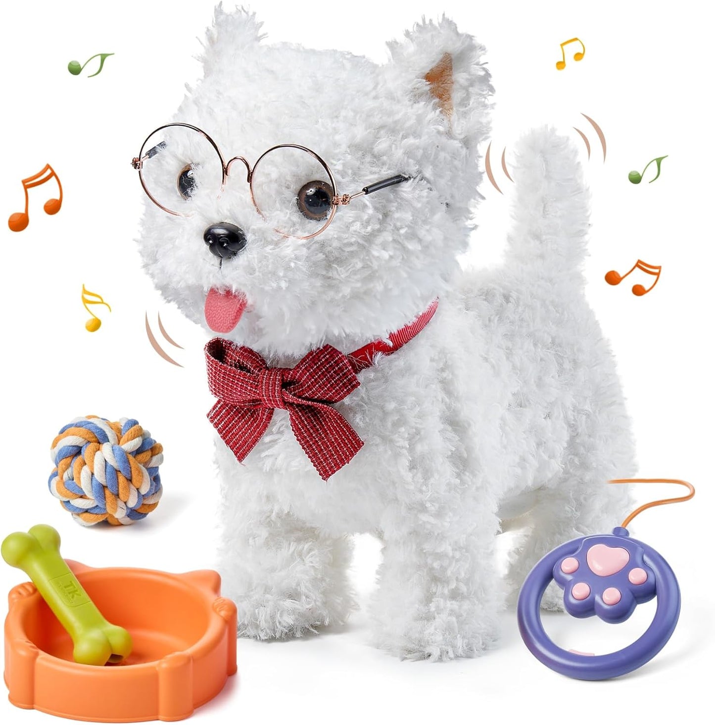 Interactive Walking Puppy Toy for Kids - Remote & Voice Control