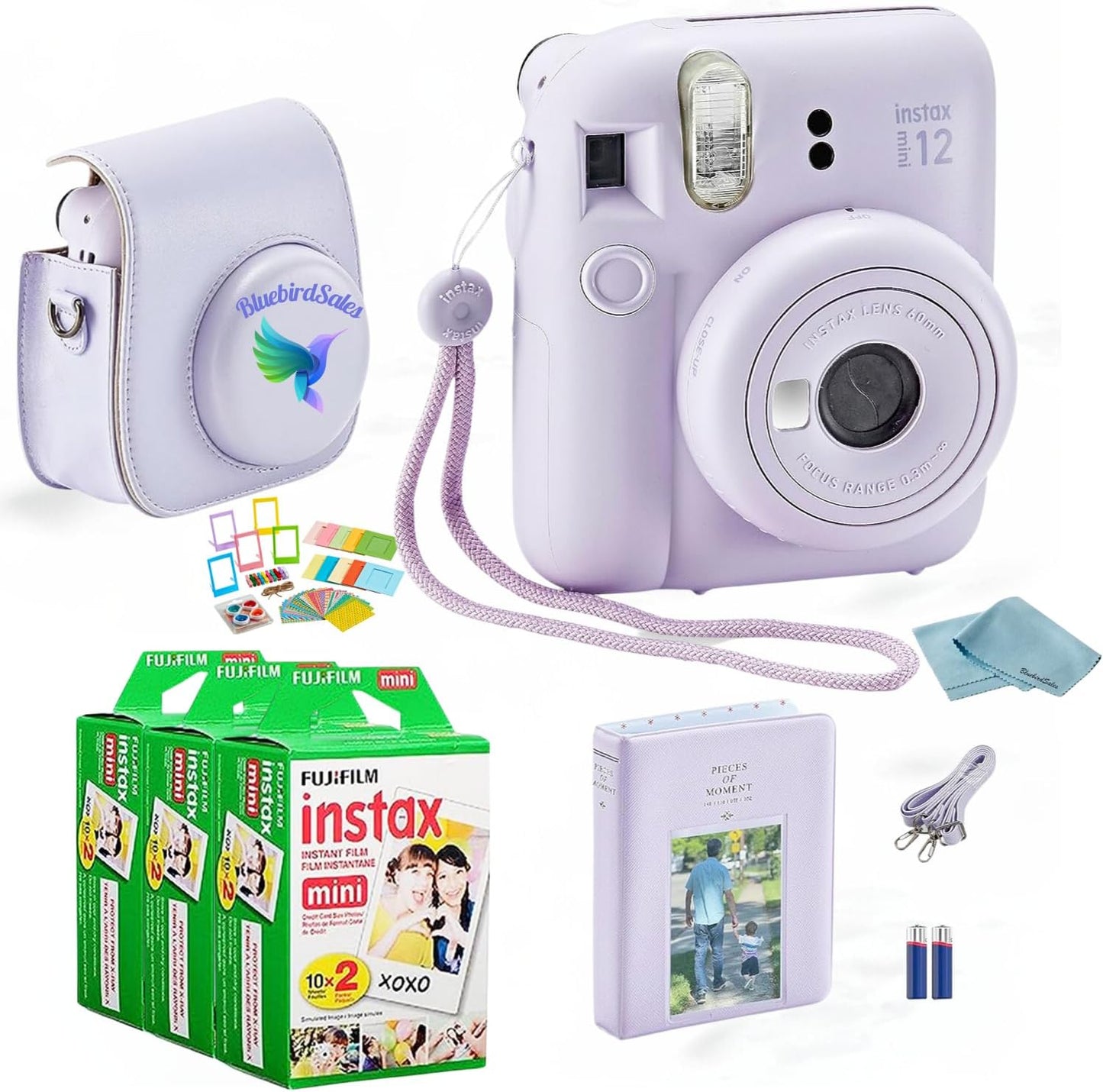 Fujifilm Mini 12 Deluxe Bundle: Capture & Create with 120 Shots