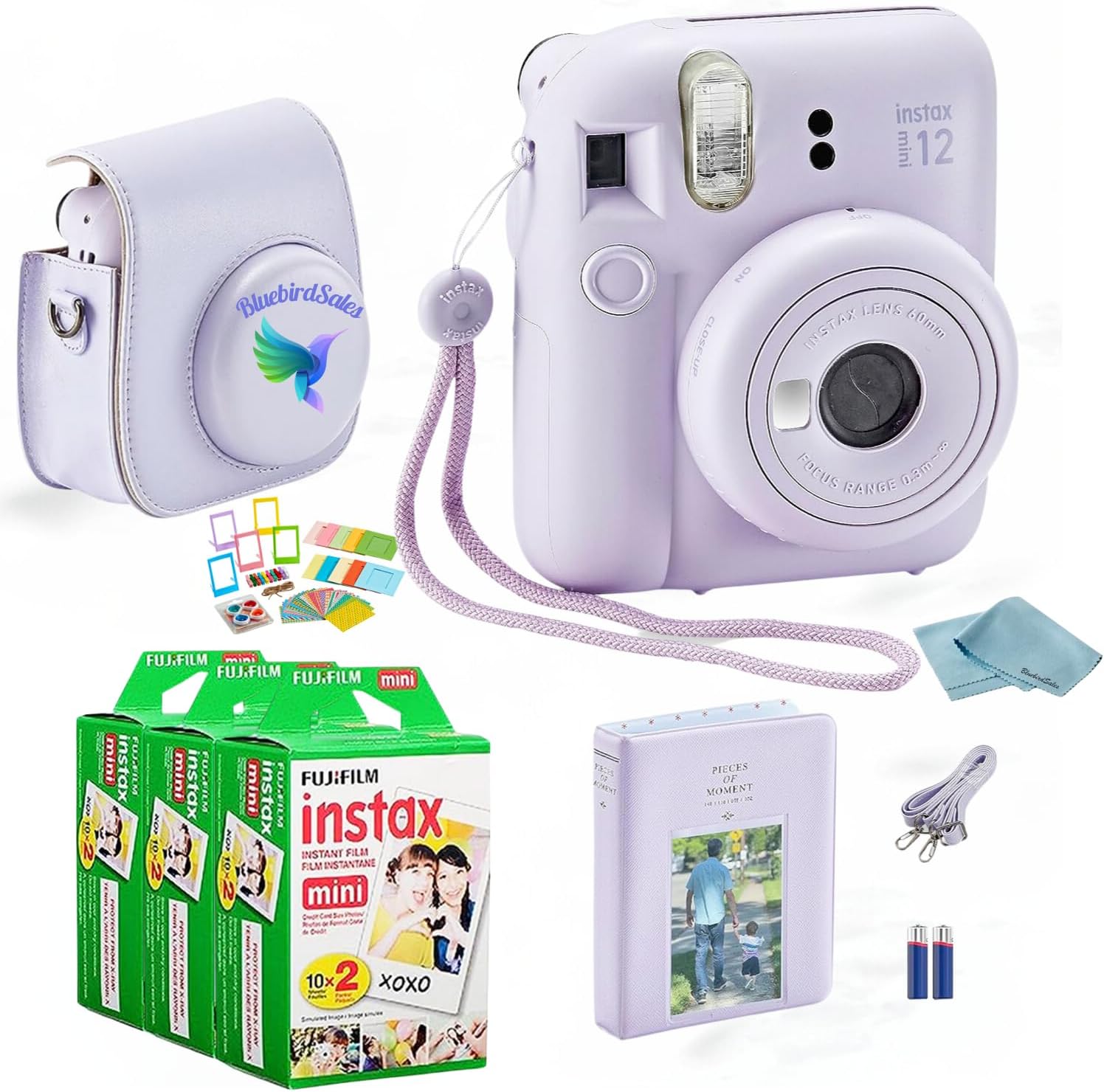 Fujifilm Mini 12 Deluxe Bundle: Capture & Create with 120 Shots