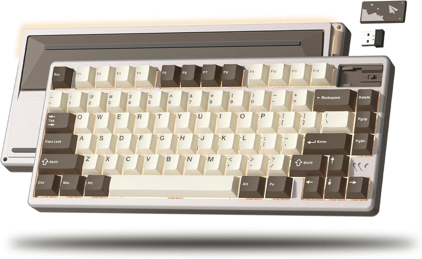 Womier 75% Wireless Mechanical Keyboard with RGB Backlit
